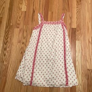 Old Navy white and red flowy dress SIZE: M CONDITION: good